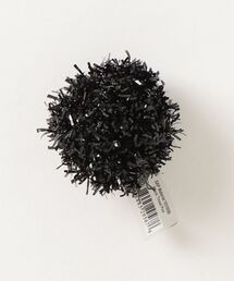crocs Black Tinsel Pom / クロックス ブラックタッセルポン