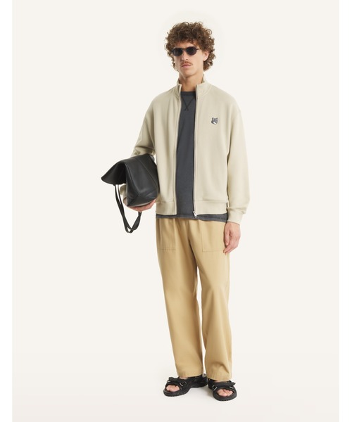 Maison Kitsune(メゾンキツネ)の「FOX HEAD ZIPPED COMFORT SWEATSHIRT(スウェット・メンズ・ライトオリーブ/グレー/ブラック/ネイビー・S/L/M/XS/XL)」の6枚目の写真