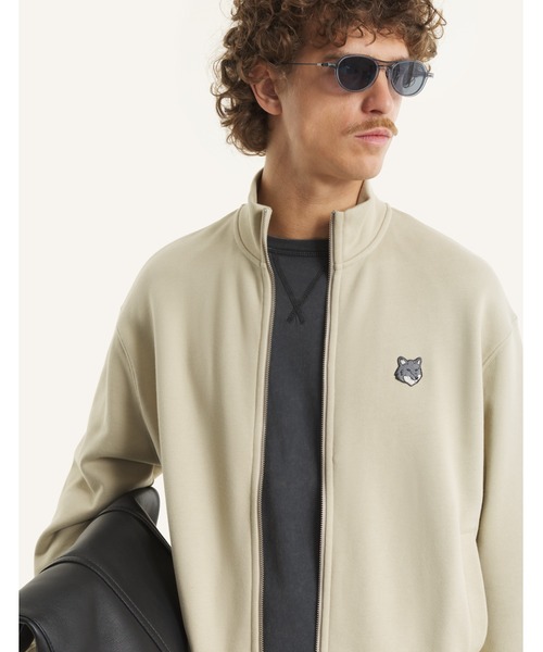 Maison Kitsune(メゾンキツネ)の「FOX HEAD ZIPPED COMFORT SWEATSHIRT(スウェット・メンズ・ライトオリーブ/グレー/ブラック/ネイビー・S/L/M/XS/XL)」の13枚目の写真