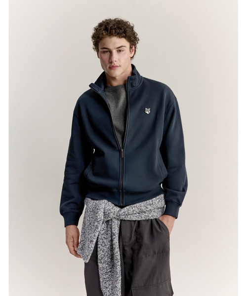 Maison Kitsune(メゾンキツネ)の「FOX HEAD ZIPPED COMFORT SWEATSHIRT(スウェット・メンズ・ライトオリーブ/グレー/ブラック/ネイビー・S/L/M/XS/XL)」の13枚目の写真