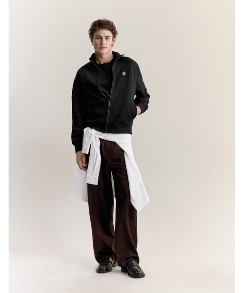 Maison Kitsune(メゾンキツネ)の「FOX HEAD ZIPPED COMFORT SWEATSHIRT(スウェット・メンズ・ライトオリーブ/グレー/ブラック/ネイビー・S/L/M/XS/XL)」の17枚目の写真