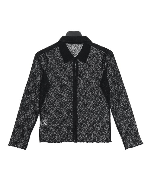 ANAP(アナップ)の「レース シャツ カーディガン(シャツ/ブラウス・レディース・ホワイト/ブラック・F)」の17枚目の写真