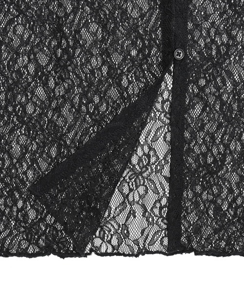 ANAP(アナップ)の「レース シャツ カーディガン(シャツ/ブラウス・レディース・ホワイト/ブラック・F)」の7枚目の写真