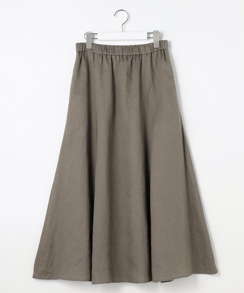 J.PRESS(ジェイプレス)の「【WEB限定・セット着用可】リネン フレア スカート(スカート・レディース・ブラウン系/ネイビー系・9/7/11)」の10枚目の写真