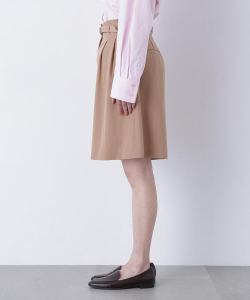 N.（N. Natural Beauty Basic）（エヌエヌナチュラルビューティーベーシック）の「ベルテッドショートパンツ（その他パンツ・レディース・ベージュ/チャコールグレー・ﾌﾘ-）」の12枚目の写真