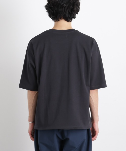 NANO universe(ナノユニバース)の「ワイドダンボール Tシャツ 半袖(Tシャツ/カットソー・メンズ・オレンジ/ホワイト/ブルーグリーン/ブラック・L/M/S)」の12枚目の写真