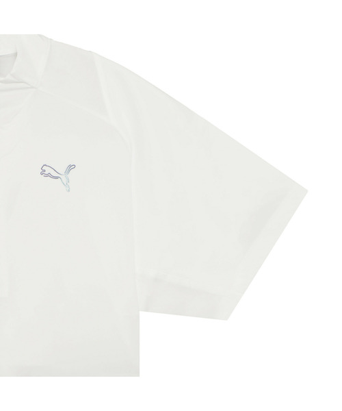 PUMA(プーマ)の「PUMA プーマ メンズ ゴルフ シャドウキャット ジク ウィンド ピステ(ブルゾン・メンズ・ホワイト系その他/ブラック・MEDIUM/X-LARGE/LARGE/SMALL/XX-LARGE)」の11枚目の写真