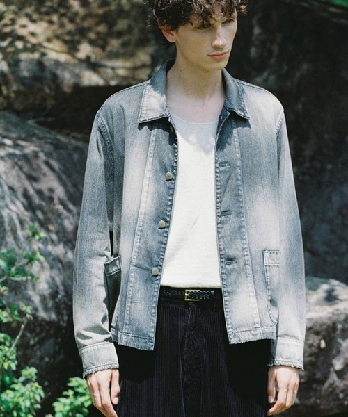 LIDNM(リドム)の「Fog Washed Chore Jacket(ブルゾン・メンズ・ブラック系その他・SMALL/MEDIUM/LARGE)」の10枚目の写真