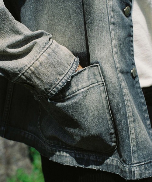 LIDNM(リドム)の「Fog Washed Chore Jacket(ブルゾン・メンズ・ブラック系その他・SMALL/MEDIUM/LARGE)」の16枚目の写真
