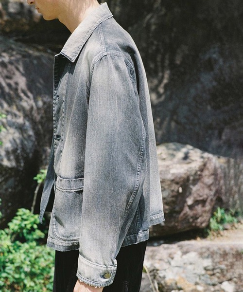 LIDNM(リドム)の「Fog Washed Chore Jacket(ブルゾン・メンズ・ブラック系その他・SMALL/MEDIUM/LARGE)」の15枚目の写真