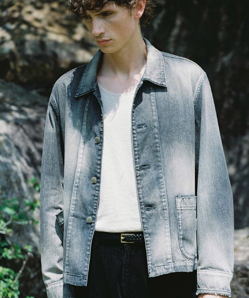 LIDNM(リドム)の「Fog Washed Chore Jacket(ブルゾン・メンズ・ブラック系その他・SMALL/MEDIUM/LARGE)」の12枚目の写真