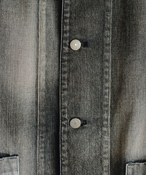 LIDNM　Fog Washed Chore Jacket　Lサイズ LIDnM（リドム） ブルゾン アウター Fog Washed Chore Jacket メンズ