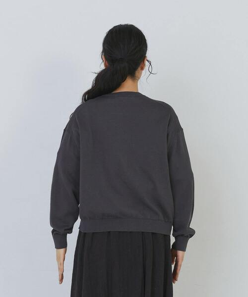 conges payes ADIEU TRISTESSE(コンジェ ペイエ アデュートリステス)の「14G麻綿透かしカーディガン(カーディガン/ボレロ・レディース・グレイッシュベージュ/ブラック・FREE)」の10枚目の写真