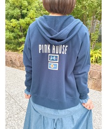 PINK HOUSE（ピンクハウス）の「Pロゴ＆ネームワッペン使いパーカー（パーカー）」
