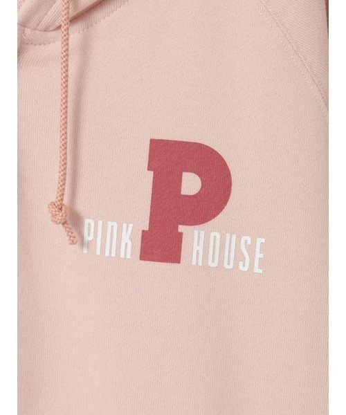 PINK HOUSE（ピンクハウス）の「Pロゴ＆ネームワッペン使いパーカー（パーカー・レディース・ネイビー/レッド/ピンク/ブラック/オフホワイト・フリー）」の12枚目の写真