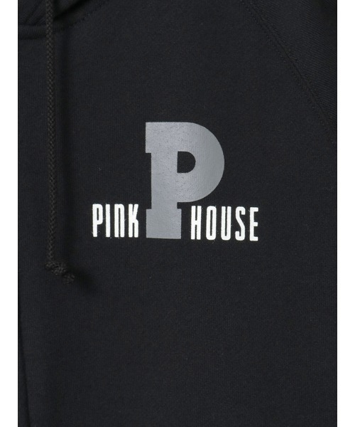 PINK HOUSE（ピンクハウス）の「Pロゴ＆ネームワッペン使いパーカー（パーカー・レディース・ネイビー/レッド/ピンク/ブラック/オフホワイト・フリー）」の13枚目の写真
