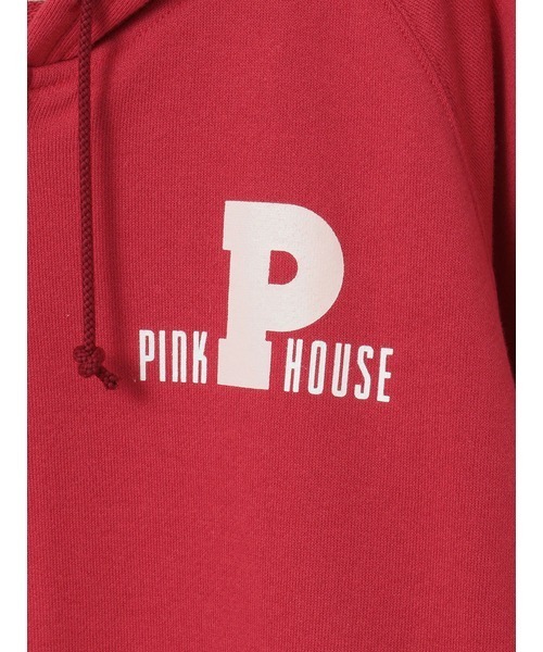 PINK HOUSE（ピンクハウス）の「Pロゴ＆ネームワッペン使いパーカー（パーカー・レディース・ネイビー/レッド/ピンク/ブラック/オフホワイト・フリー）」の17枚目の写真