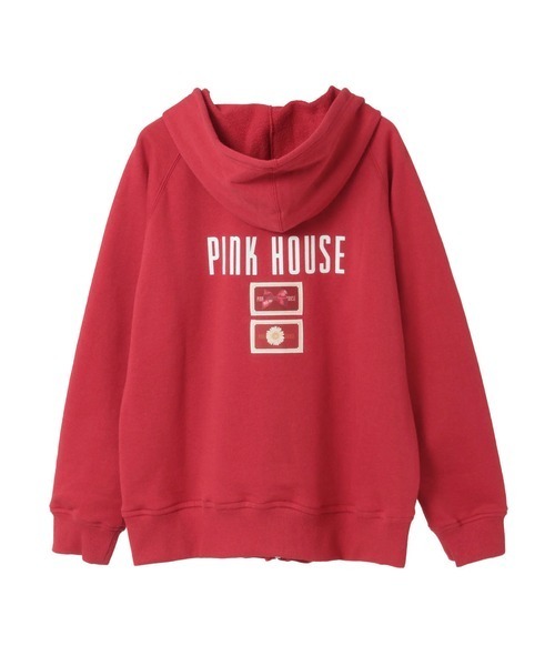 PINK HOUSE（ピンクハウス）の「Pロゴ＆ネームワッペン使いパーカー（パーカー・レディース・ネイビー/レッド/ピンク/ブラック/オフホワイト・フリー）」の18枚目の写真