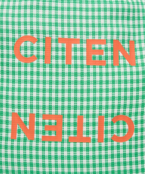 CITEN(シテン)の「<CITEN>パデッドギンガムトート(トートバッグ・レディース・ブラック/ケリーグリーン/イエロー・FREE)」の12枚目の写真