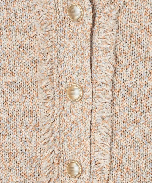 BAYFLOW（ベイフロー）の「ツイードライクニットベスト（ベスト・レディース・ブラック/オレンジ・FREE）」の22枚目の写真