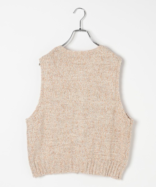 BAYFLOW（ベイフロー）の「ツイードライクニットベスト（ベスト・レディース・ブラック/オレンジ・FREE）」の20枚目の写真