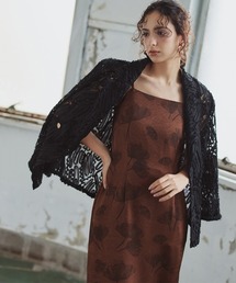 Callarus（カラルス）の「＜単品＞テープ刺繍チュールダブルテーラードジャケット〔Callarus〕（テーラードジャケット）」