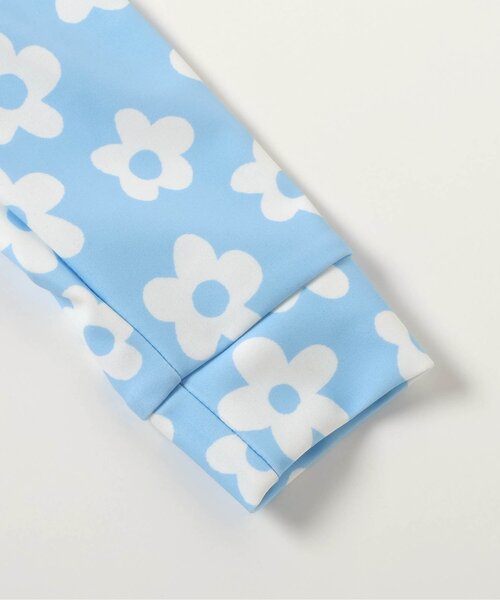 BREEZE（ブリーズ）の「【UVカット】総柄 長袖ワンピース水着（水着・キッズ・サックスブルー/オフホワイト・80/90/100/110/120/130/140）」の11枚目の写真