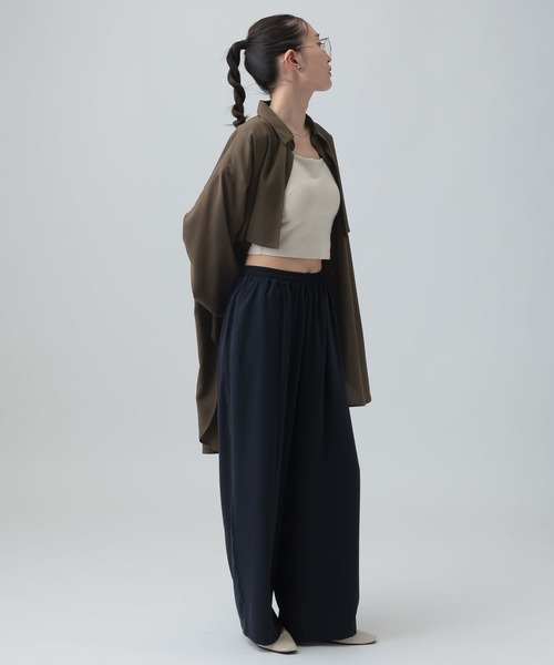 LEPSIM（レプシィム）の「マルメリヨークミディ長袖ワンピース　632552（シャツ/ブラウス・レディース・ブラック/グリーン/ブラウン・FREE）」の14枚目の写真