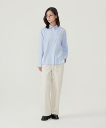 WOMEN OVERSIZED STRIPED SHIRT