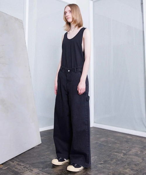 VOAAOV(ヴォアーブ)の「【VOAAOV】BLACK DENIM Painter Pants(デニムパンツ・メンズ・グレー/ブラック・0/1/2)」の5枚目の写真