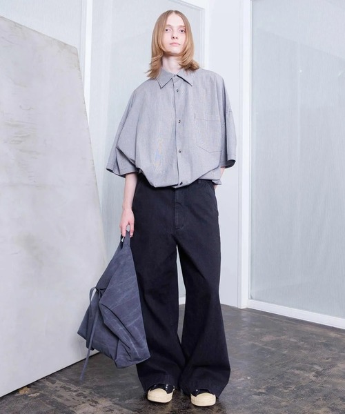 VOAAOV(ヴォアーブ)の「【VOAAOV】BLACK DENIM Painter Pants(デニムパンツ・メンズ・グレー/ブラック・0/1/2)」の7枚目の写真