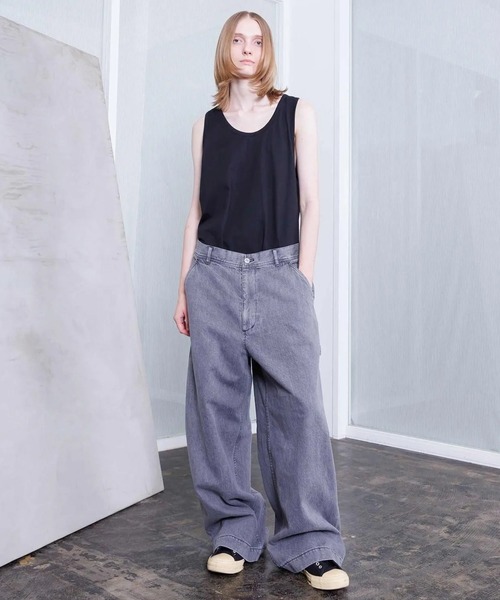 VOAAOV(ヴォアーブ)の「【VOAAOV】BLACK DENIM Painter Pants(デニムパンツ・メンズ・グレー/ブラック・0/1/2)」の10枚目の写真