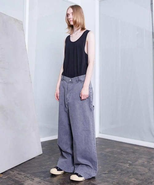 VOAAOV(ヴォアーブ)の「【VOAAOV】BLACK DENIM Painter Pants(デニムパンツ・メンズ・グレー/ブラック・0/1/2)」の12枚目の写真