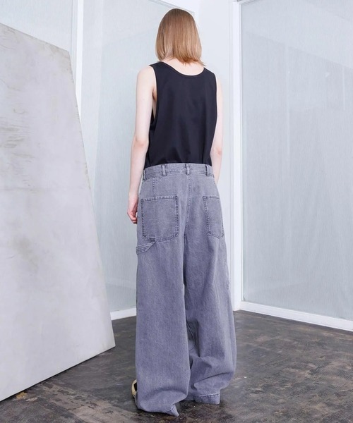 VOAAOV(ヴォアーブ)の「【VOAAOV】BLACK DENIM Painter Pants(デニムパンツ・メンズ・グレー/ブラック・0/1/2)」の13枚目の写真