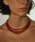 IRIS47�i�C���X�t�H�[�Z�u���j�́u�yIRIS 47�zfabiana red agate necklace/�t�@�r�A�i ���b�h�A�Q�[�g �l�b�N���X VSJ7�i�l�b�N���X�j�v�b���b�h