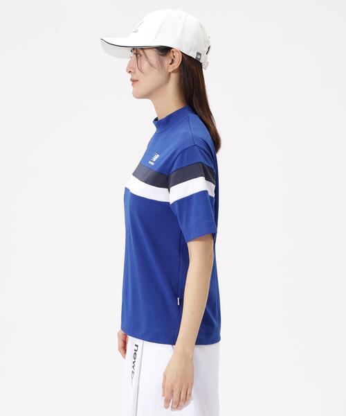 New Balance Golf(ニューバランスゴルフ)の「H/SLEEVE MOCK NECK PULLOVER(Tシャツ/カットソー・レディース・ホワイト/ネイビー/ブルー系その他2・MEDIUM/LARGE/SMALL)」の9枚目の写真