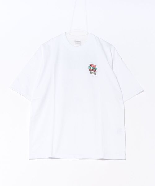 8(eight)(エイト)の「ワイルドシルエット半袖Tシャツ(Tシャツ/カットソー・メンズ・ホワイト/ブラック/ネイビー・X-LARGE/LARGE/MEDIUM)」の1枚目の写真
