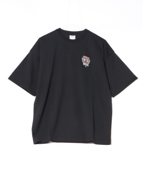 8(eight)(エイト)の「ワイルドシルエット半袖Tシャツ(Tシャツ/カットソー・メンズ・ホワイト/ブラック/ネイビー・X-LARGE/LARGE/MEDIUM)」の2枚目の写真