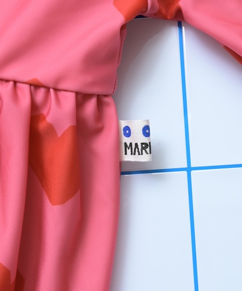 MARKEY'S(マーキーズ)の「【水着/UVカット】ビッグフリル長袖ワンピース(水着・キッズ・ピンク/ラベンダー・140/130/100/90/120/110)」の13枚目の写真