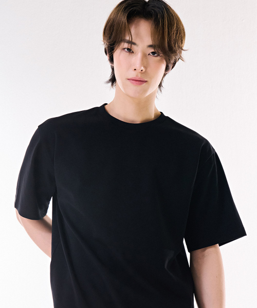 CHASECULT(チェイスカルト)の「男性エッセンシャル分割半袖Tシャツ-DBZK5806C03(Tシャツ/カットソー・メンズ・ブラック・110/95/100/105)」の2枚目の写真