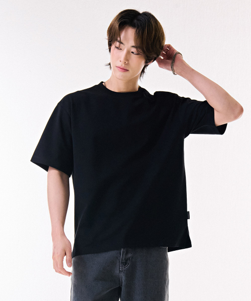 CHASECULT(チェイスカルト)の「男性エッセンシャル分割半袖Tシャツ-DBZK5806C03(Tシャツ/カットソー・メンズ・ブラック・110/95/100/105)」の4枚目の写真