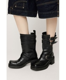 SLY | SIDE HOLE MIDDLE BOOTS サイドホールミドルブーツ 春服(ブーツ)