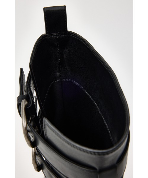 SLY(スライ)の「SIDE HOLE MIDDLE BOOTS サイドホールミドルブーツ 春服(ブーツ・レディース・ブラック・SMALL/MEDIUM/LARGE)」の10枚目の写真