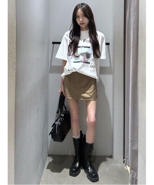 SLY(スライ)の「SIDE HOLE MIDDLE BOOTS サイドホールミドルブーツ 春服(ブーツ・レディース・ブラック・SMALL/MEDIUM/LARGE)」の16枚目の写真