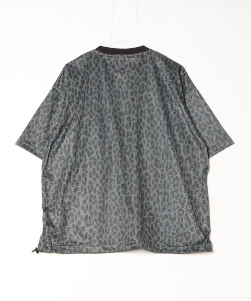 MAGIC NUMBER（マジック ナンバー）の「【MAGIC NUMBER】MESH LEOPARD T-SHIRT（Tシャツ/カットソー・メンズ・ブラック/ブラウン・LARGE/MEDIUM）」の7枚目の写真