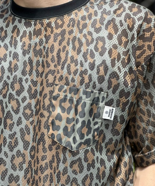 MAGIC NUMBER(マジック ナンバー)の「【MAGIC NUMBER】MESH LEOPARD T-SHIRT(Tシャツ/カットソー・メンズ・ブラック/ブラウン・LARGE/MEDIUM)」の7枚目の写真