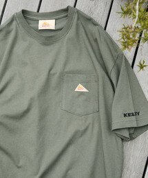 KELTY（ケルティ）の「KELTY/ケルティ 限定展開 KELTY×FREAK'S STORE/ケルティ 別注 ワンポイント ヴィンテージロゴ クルーネック ポケットTシャツ/UVカット/吸水速乾/速乾（Tシャツ/カットソー）」