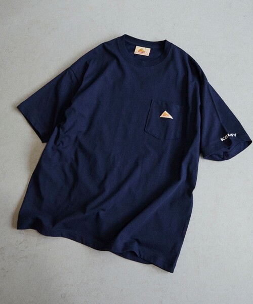 FREAK'S STORE(フリークスストア)の「限定展開 KELTY×FREAK'S STORE ケルティ 別注 ワンポイント ヴィンテージロゴ クルーネック ポケットTシャツ UVカット 接触冷感 吸水速乾(Tシャツ/カットソー・メンズ・オリーブ/ベージュ/スミクロ/ネイビー/ブラック/ピンク/ホワイト/杢グレー・LARGE/MEDIUM/SMALL/X-LARGE)」の19枚目の写真