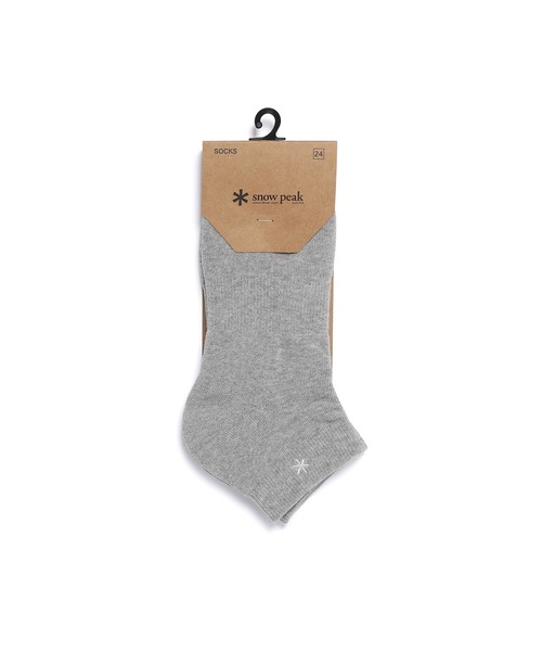 Snow Peak(スノーピーク)の「Snow Peak / Basic Ankle Socks ベーシックなアンクルソックス 靴下 海外限定(ソックス/靴下・メンズ・オフホワイト/ダークネイビー/グレー・24/26)」の4枚目の写真