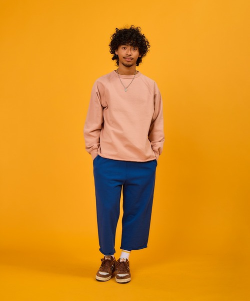 WALLA WALLA SPORT(ワラワラスポーツ)の「WALLA WALLA SPORT【ワラワラスポーツ】 - 3/4 SWEAT PANT / 3/4 スウェットパンツ(スウェットパンツ・メンズ・スミクロ/インディゴブルー/ヘザーグレー/アイボリー/ダークブラウン・LARGE/X-LARGE/MEDIUM/SMALL)」の7枚目の写真